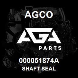 000051874A Agco SHAFT SEAL | AGA Parts