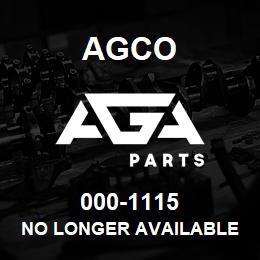 000-1115 Agco NO LONGER AVAILABLE | AGA Parts