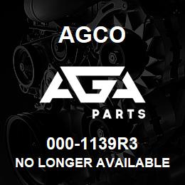 000-1139R3 Agco NO LONGER AVAILABLE | AGA Parts