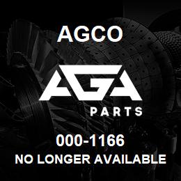 000-1166 Agco NO LONGER AVAILABLE | AGA Parts