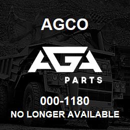 000-1180 Agco NO LONGER AVAILABLE | AGA Parts