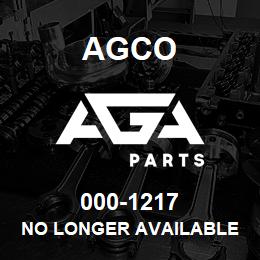 000-1217 Agco NO LONGER AVAILABLE | AGA Parts