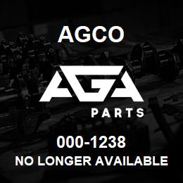 000-1238 Agco NO LONGER AVAILABLE | AGA Parts