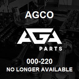 000-220 Agco NO LONGER AVAILABLE | AGA Parts