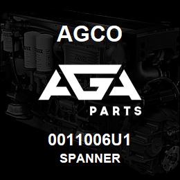 0011006U1 Agco SPANNER | AGA Parts