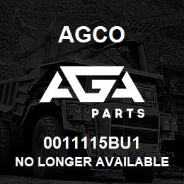0011115BU1 Agco NO LONGER AVAILABLE | AGA Parts