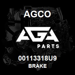 00113318U9 Agco BRAKE | AGA Parts