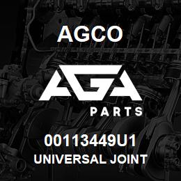 00113449U1 Agco UNIVERSAL JOINT | AGA Parts