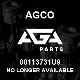 00113731U9 Agco NO LONGER AVAILABLE | AGA Parts