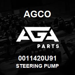 0011420U91 Agco STEERING PUMP | AGA Parts