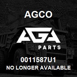 0011587U1 Agco NO LONGER AVAILABLE | AGA Parts