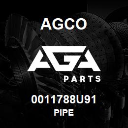 0011788U91 Agco PIPE | AGA Parts