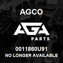 0011860U91 Agco NO LONGER AVAILABLE | AGA Parts