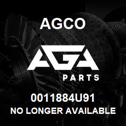0011884U91 Agco NO LONGER AVAILABLE | AGA Parts