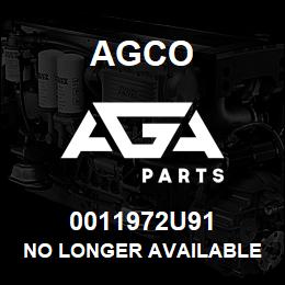0011972U91 Agco NO LONGER AVAILABLE | AGA Parts