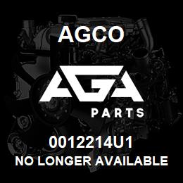 0012214U1 Agco NO LONGER AVAILABLE | AGA Parts