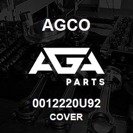 0012220U92 Agco COVER | AGA Parts