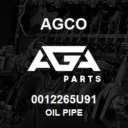 0012265U91 Agco OIL PIPE | AGA Parts