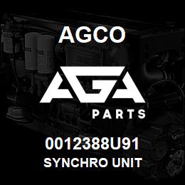 0012388U91 Agco SYNCHRO UNIT | AGA Parts