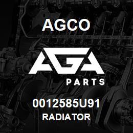 0012585U91 Agco RADIATOR | AGA Parts