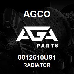 0012610U91 Agco RADIATOR | AGA Parts