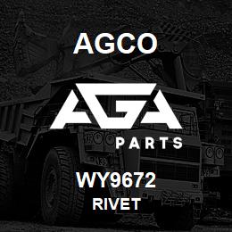 WY9672 Agco RIVET | AGA Parts