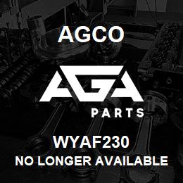 WYAF230 Agco NO LONGER AVAILABLE | AGA Parts