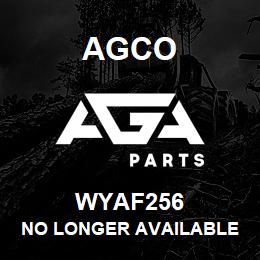 WYAF256 Agco NO LONGER AVAILABLE | AGA Parts