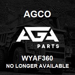 WYAF360 Agco NO LONGER AVAILABLE | AGA Parts