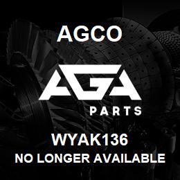 WYAK136 Agco NO LONGER AVAILABLE | AGA Parts