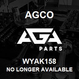 WYAK158 Agco NO LONGER AVAILABLE | AGA Parts