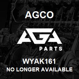 WYAK161 Agco NO LONGER AVAILABLE | AGA Parts