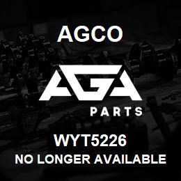 WYT5226 Agco NO LONGER AVAILABLE | AGA Parts