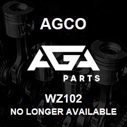 WZ102 Agco NO LONGER AVAILABLE | AGA Parts