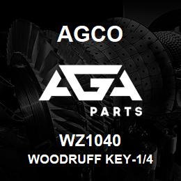 WZ1040 Agco WOODRUFF KEY-1/4 | AGA Parts