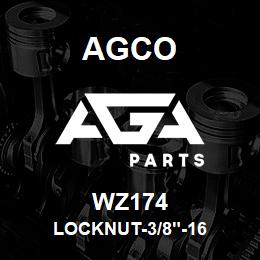 WZ174 Agco LOCKNUT-3/8"-16 | AGA Parts