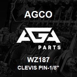 WZ187 Agco CLEVIS PIN-1/8" | AGA Parts