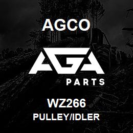 WZ266 Agco PULLEY/IDLER | AGA Parts