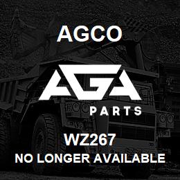 WZ267 Agco NO LONGER AVAILABLE | AGA Parts