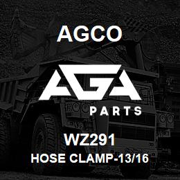 WZ291 Agco HOSE CLAMP-13/16 | AGA Parts