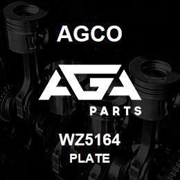 WZ5164 Agco PLATE | AGA Parts