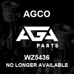 WZ5436 Agco NO LONGER AVAILABLE | AGA Parts