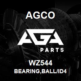 WZ544 Agco BEARING,BALL/ID4 | AGA Parts