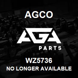 WZ5736 Agco NO LONGER AVAILABLE | AGA Parts