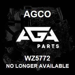 WZ5772 Agco NO LONGER AVAILABLE | AGA Parts