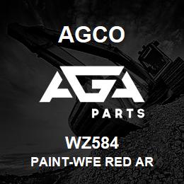 WZ584 Agco PAINT-WFE RED AR | AGA Parts