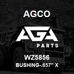 WZ5856 Agco BUSHING-.657" X | AGA Parts