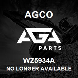 WZ5934A Agco NO LONGER AVAILABLE | AGA Parts