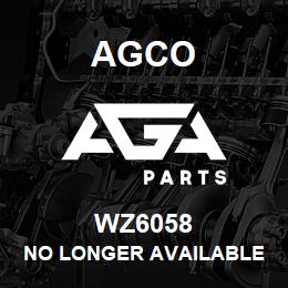 WZ6058 Agco NO LONGER AVAILABLE | AGA Parts