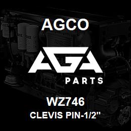 WZ746 Agco CLEVIS PIN-1/2" | AGA Parts